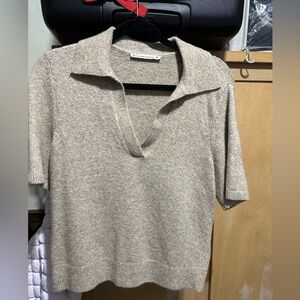 Abercrombie & Fitch Short-Sleeved Polo Sweater
